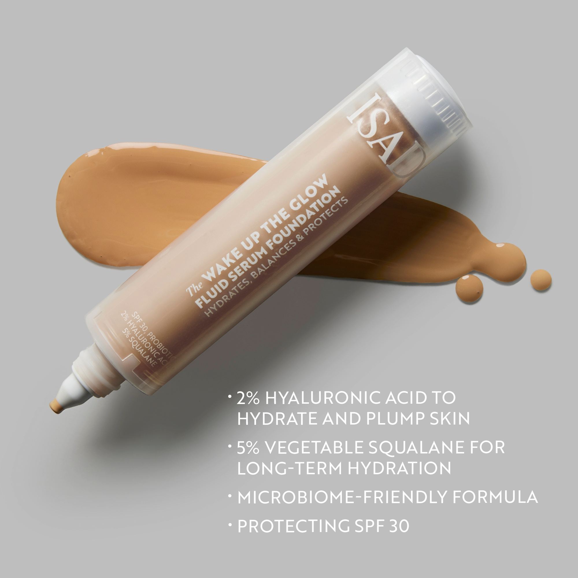 Wake Up the Glow Fluid Serum Foundation lagani puder za lice - Slika 5